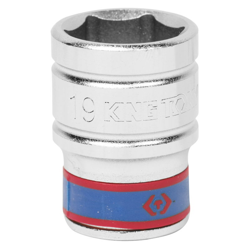 KINGTONY Головка торцевая стандартная 6 гр., 19мм, 1/2"  433519М