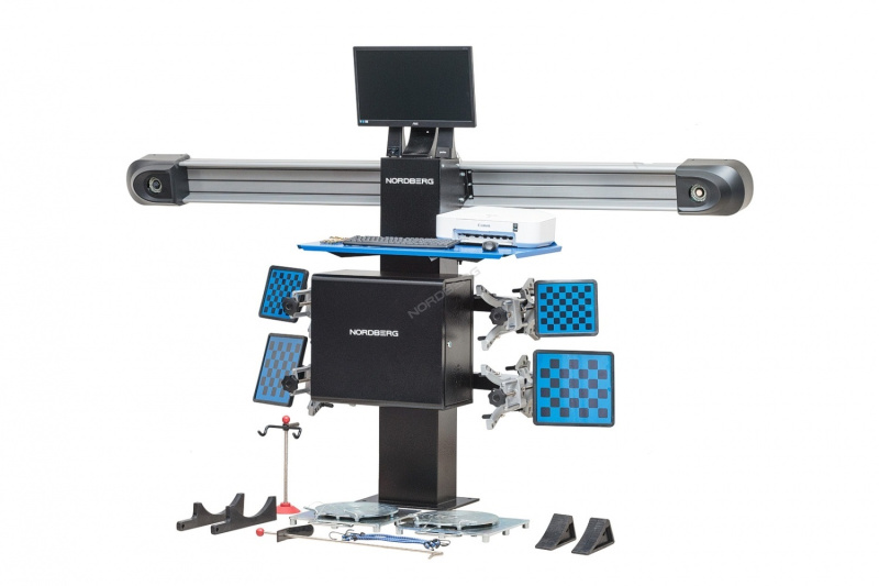 Стенд развал-схождения 3D модель для ям NORDBERG C802PIT
