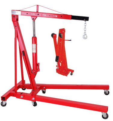 Кран гаражный складной, г/п 2 т ZX0601B