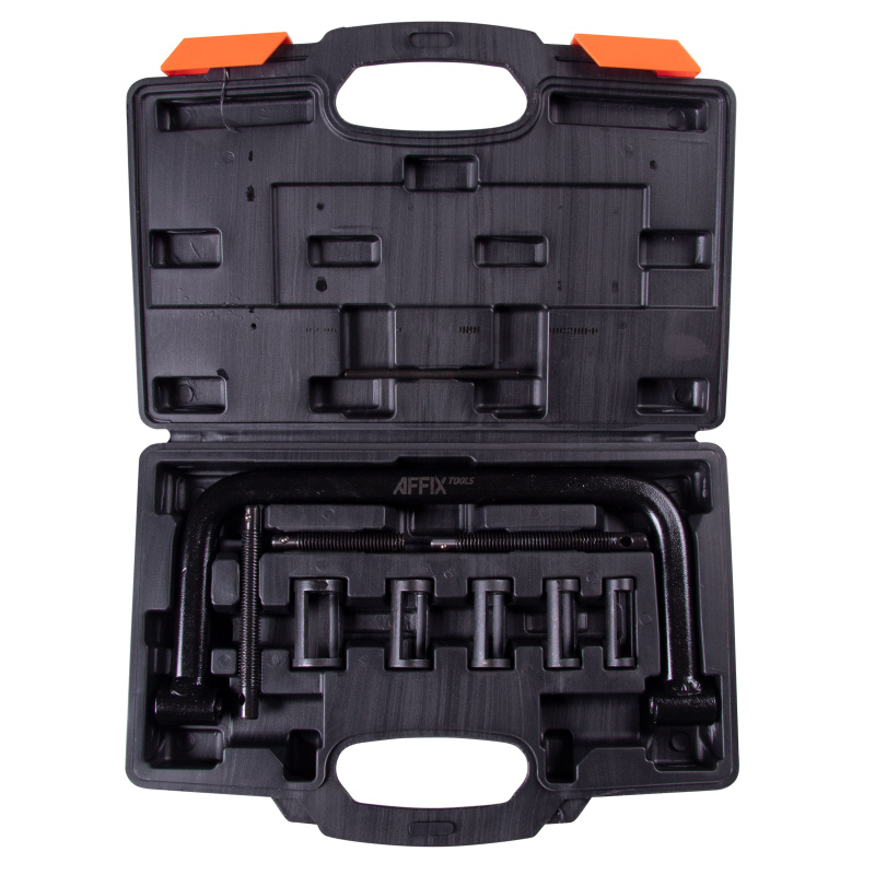 AFFIX Рассухариватель клапанов универсальный, струбцина, кейс, 10 предметов AF10310006C