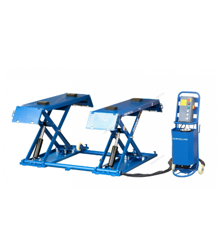 Подъемник ножничный 3т, 220В, синий NORDBERG N632-3B