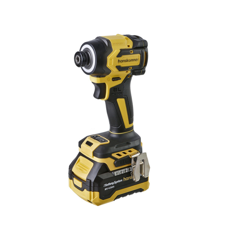 Винтоверт удар б/щ PLATINUM, 18В,1BatterySystem,280Нм,1/4",1x4Ач,кейс HS Hanskonner HCD20280BLC