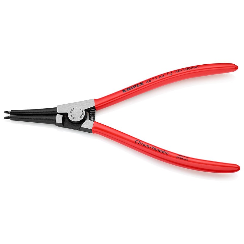 Щипцы для стопорных колец черненые, 210 mm KNIPEX KN-4611A3