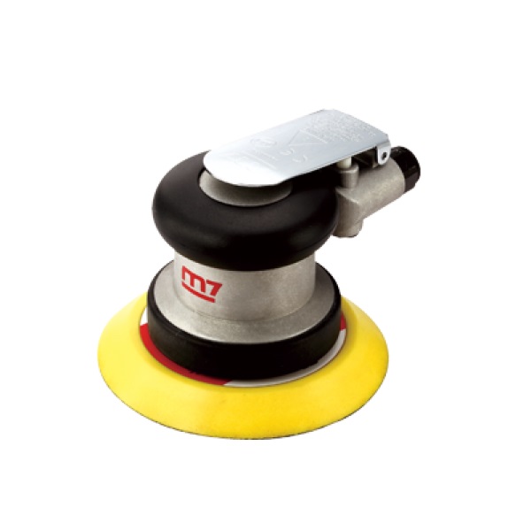 MIGHTY SEVEN Пневмошлифмашинка орбитальная, 150мм, 10000 об/мин, подошва с лип. QB-42602
