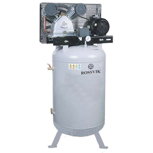 Поршневой компрессор 690л/мин, ресивер вертикальный 270л, ROSSVIK СБ4/Ф-270.LB50В