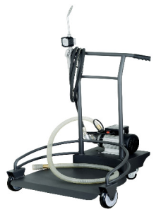 Комплект передвижной для маслораздачи, электронасос 220V/1 1,5кВт с тележкой для 200л бочек 10300901