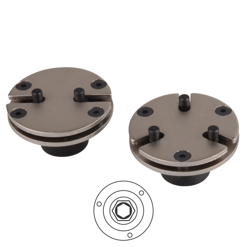 МАСТАК Адаптеры для утапливания поршня тормозного цилиндра к набору 102-00007C, 102-00011C 102-01003