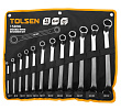 TOLSEN Набор накидных ключей, 6-32 мм, 12 предметов TT15896